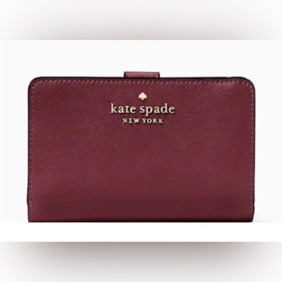 kate spade Handbags - NWT Kate Spade Staci Medium Compartment Bifold Saffiano Leather Wallet